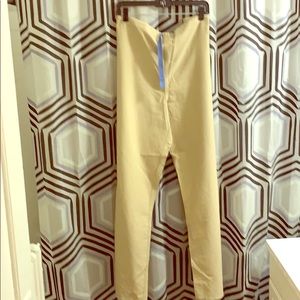 Size large tan reversible scrub pants